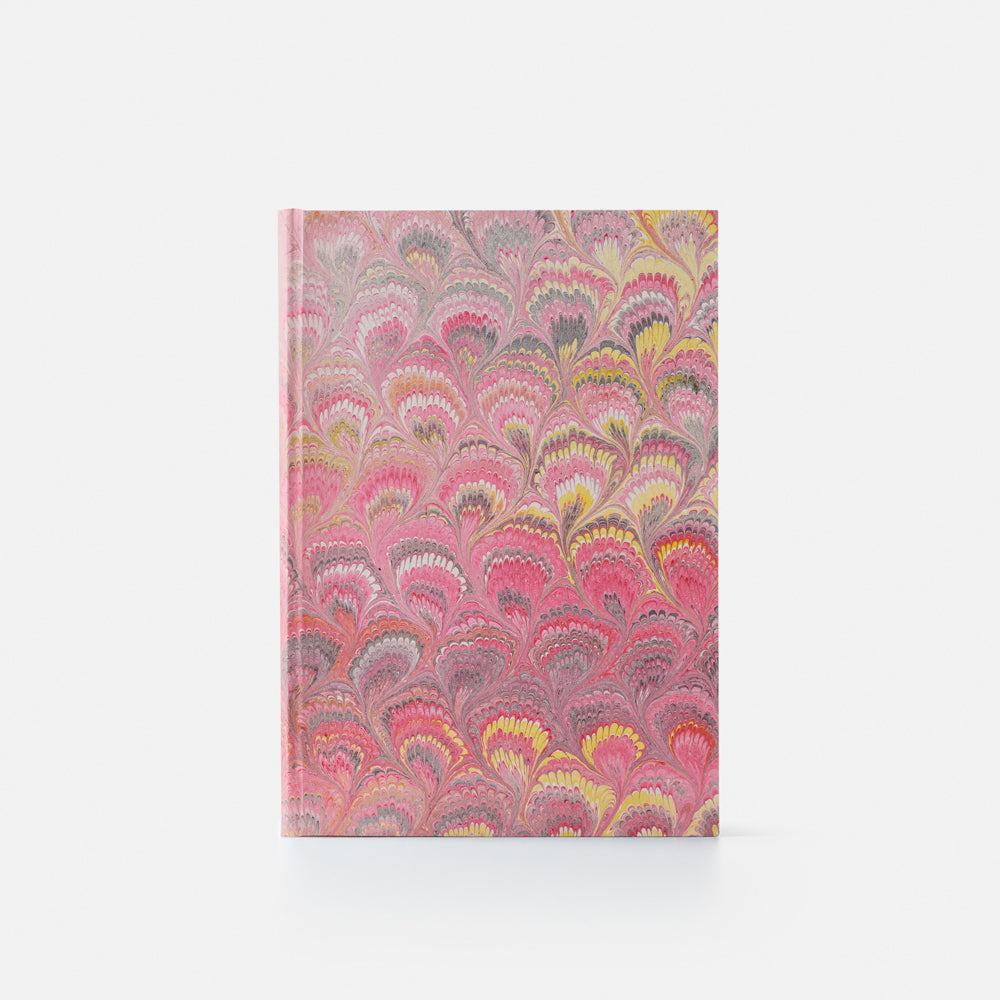 Taccuino pagine a righe<br>Copertina rigida - Collezione Pavoni