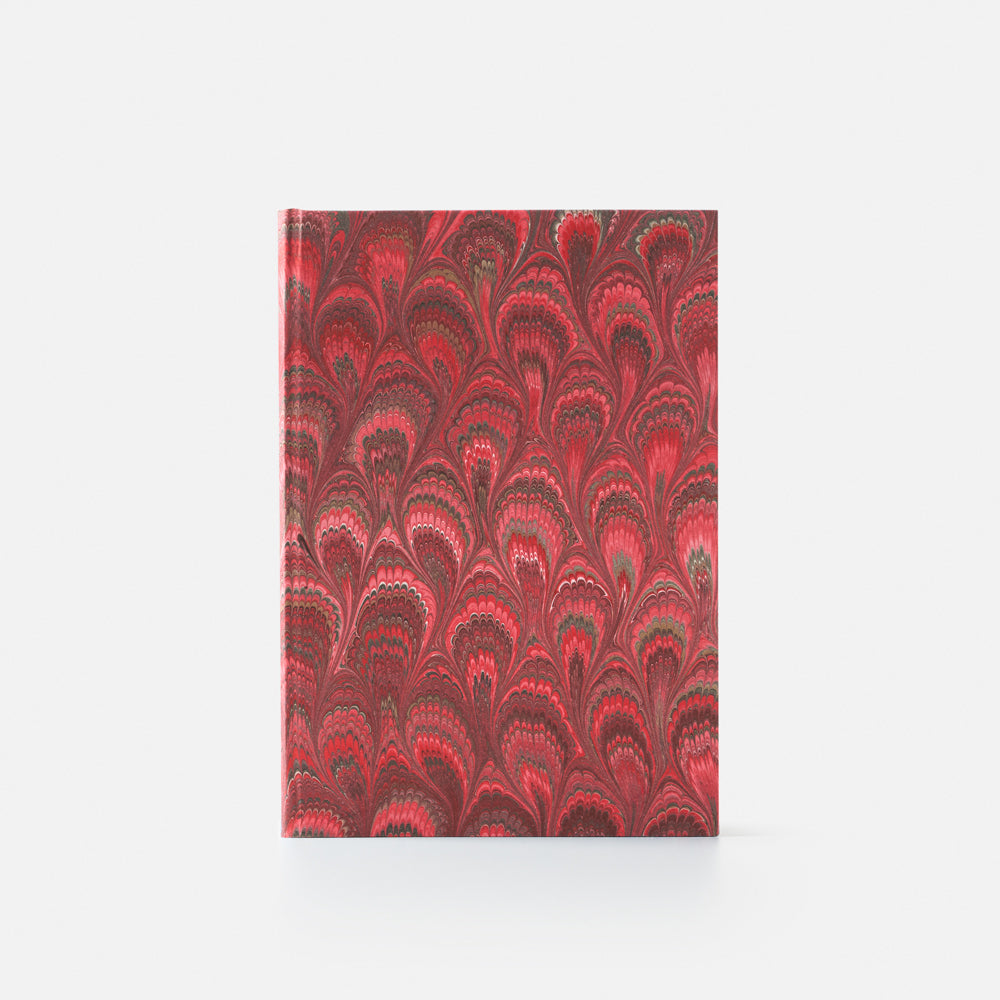 Taccuino pagine a righe<br>Copertina rigida - Collezione Pavoni