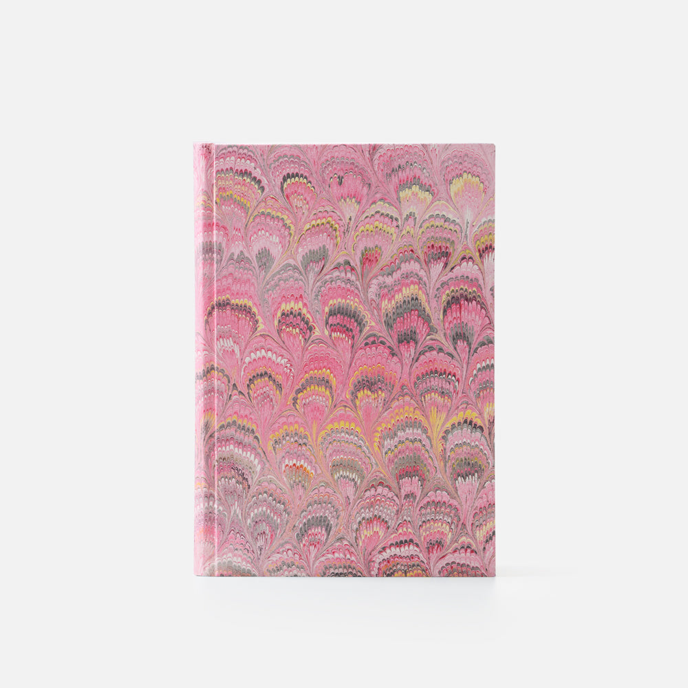 Taccuino pagine a righe<br>Copertina rigida - Collezione Pavoni