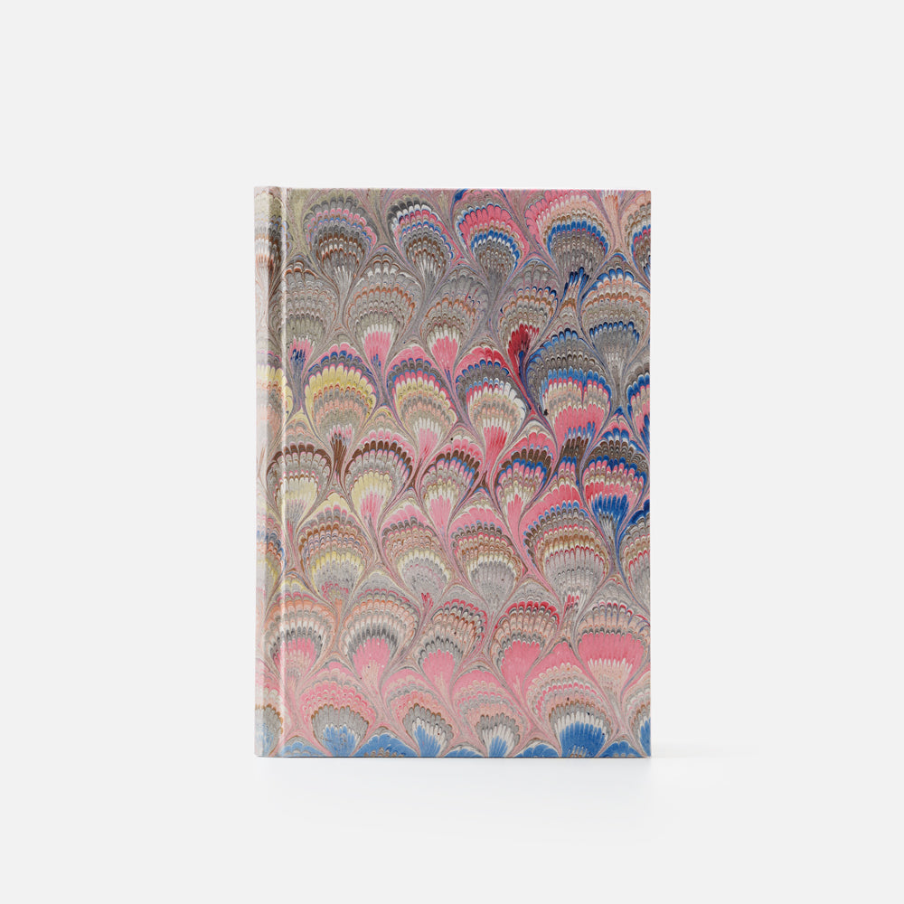 Taccuino pagine a righe<br>Copertina rigida - Collezione Pavoni