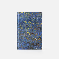 Taccuino pagine a righe<br>Copertina rigida - Collezione Pavoni