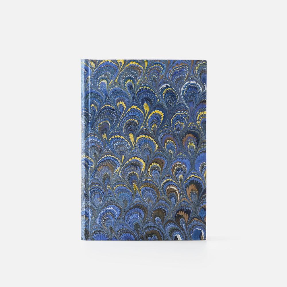 Taccuino pagine a righe<br>Copertina rigida - Collezione Pavoni