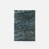 Taccuino pagine a righe<br>Copertina rigida - Collezione Pavoni
