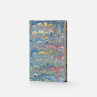 Taccuino pagine a righe<br>Copertina rigida - Collezione Pavoni