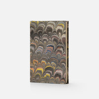 Taccuino pagine a righe<br>Copertina rigida - Collezione Pavoni