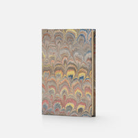 Taccuino pagine a righe<br>Copertina rigida - Collezione Pavoni