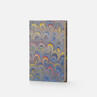 Taccuino pagine a righe<br>Copertina rigida - Collezione Pavoni