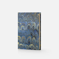Taccuino pagine a righe<br>Copertina rigida - Collezione Pavoni