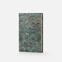 Taccuino pagine a righe<br>Copertina rigida - Collezione Pavoni