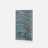 Taccuino pagine a righe<br>Copertina rigida - Collezione Pavoni