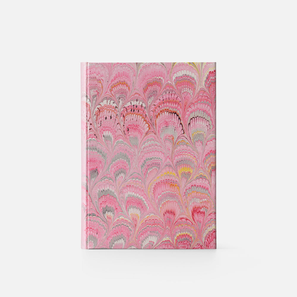 Taccuino pagine a righe<br>Copertina rigida - Collezione Pavoni
