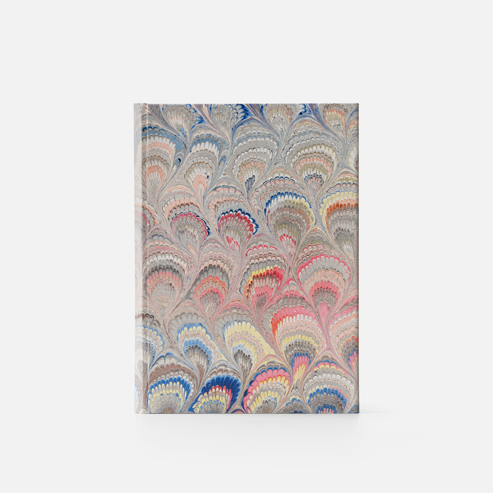 Taccuino pagine a righe<br>Copertina rigida - Collezione Pavoni