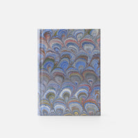 Taccuino pagine a righe<br>Copertina rigida - Collezione Pavoni