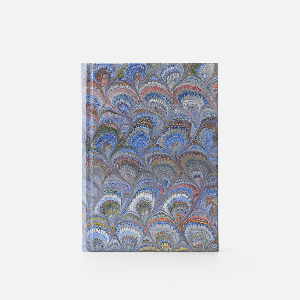 Taccuino pagine a righe<br>Copertina rigida - Collezione Pavoni