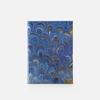 Taccuino pagine a righe<br>Copertina rigida - Collezione Pavoni