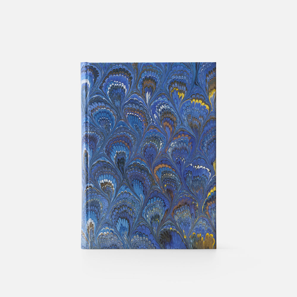 Taccuino pagine a righe<br>Copertina rigida - Collezione Pavoni