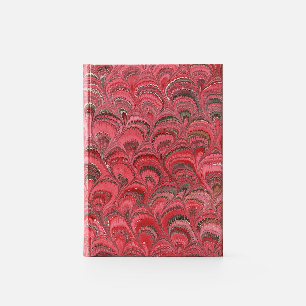 Taccuino pagine a righe<br>Copertina rigida - Collezione Pavoni