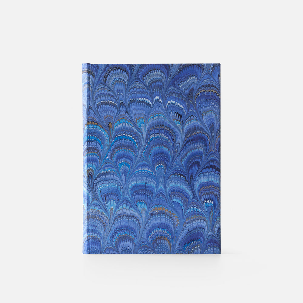 Taccuino pagine a righe<br>Copertina rigida - Collezione Pavoni
