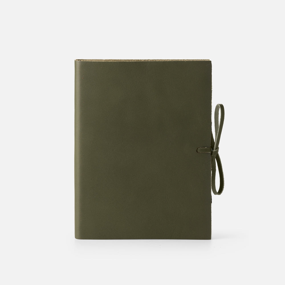 Taccuino pagine bianche<br>Copertina morbida - Collezione pelle
