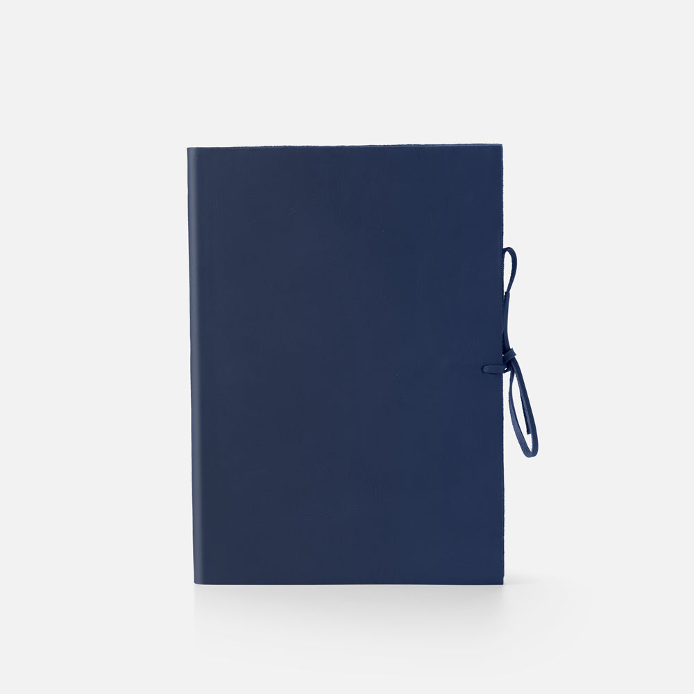 Taccuino pagine bianche<br>Copertina morbida - Collezione pelle