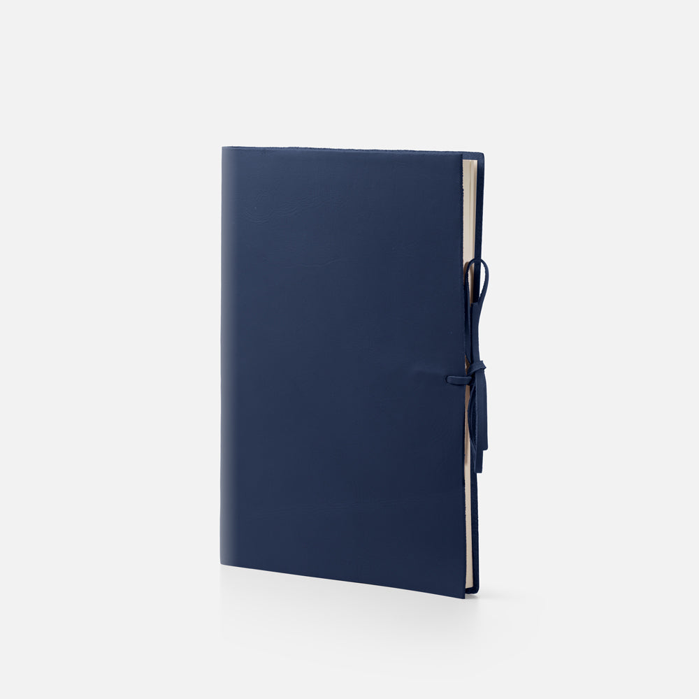 Taccuino pagine bianche<br>Copertina morbida - Collezione pelle