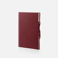 Taccuino pagine bianche<br>Copertina morbida - Collezione pelle