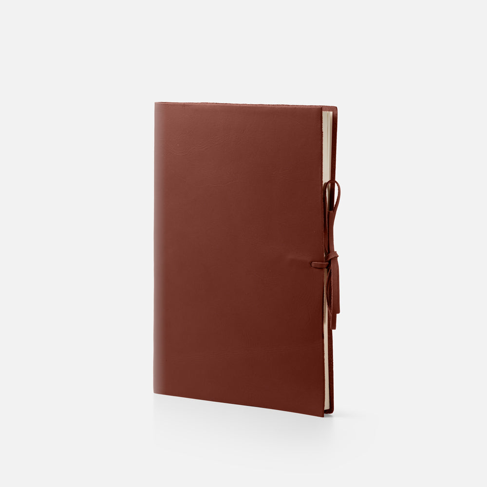 Taccuino pagine bianche<br>Copertina morbida - Collezione pelle