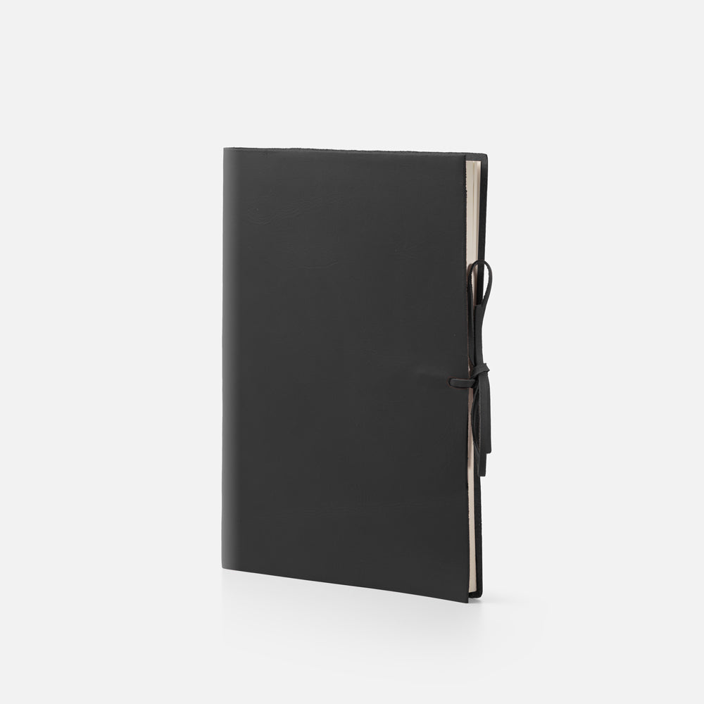 Taccuino pagine bianche<br>Copertina morbida - Collezione pelle