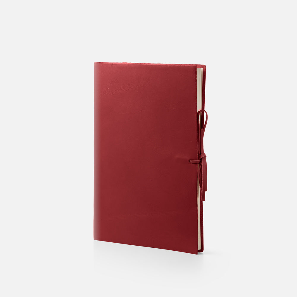 Taccuino pagine bianche<br>Copertina morbida - Collezione pelle