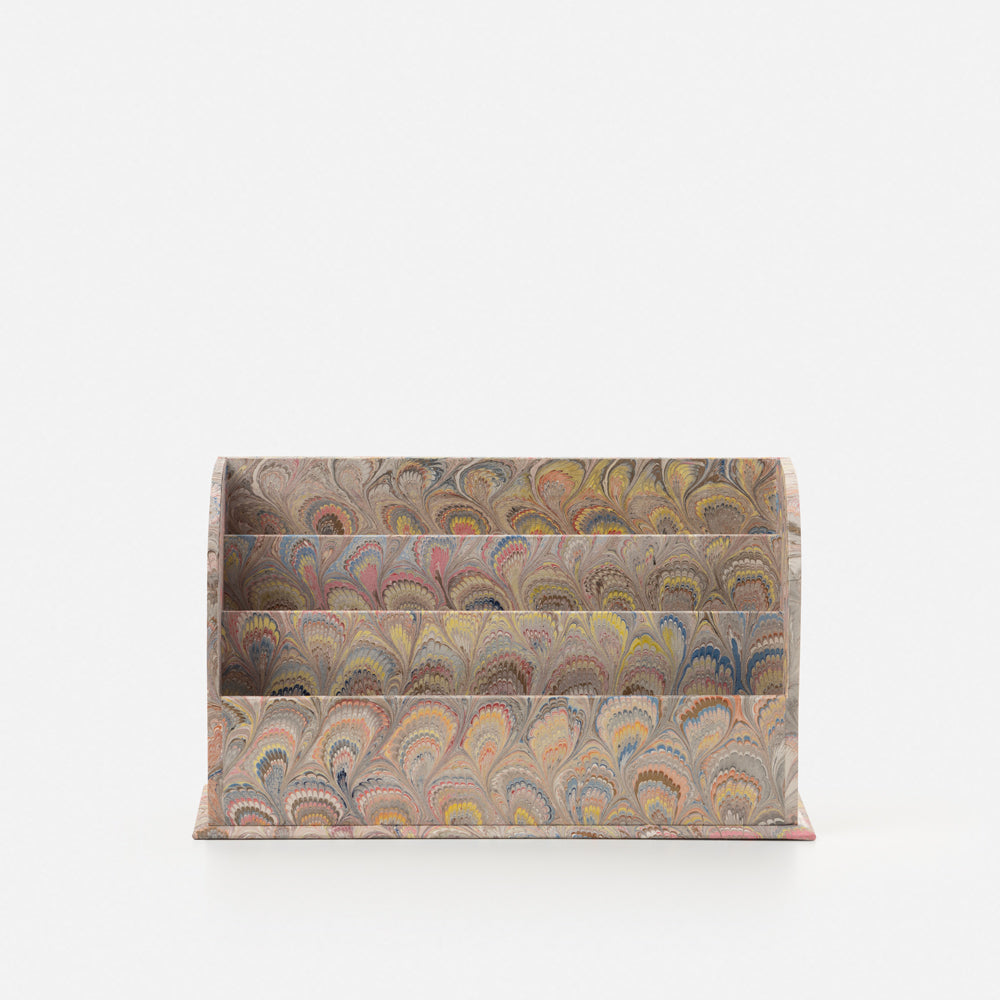 Correspondence holder - Peacocks