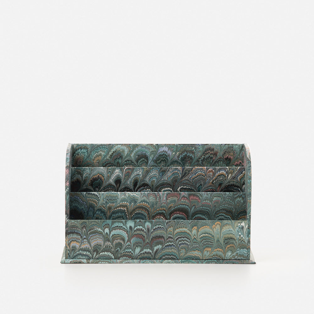 Correspondence holder - Peacocks