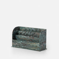 Correspondence holder - Peacocks