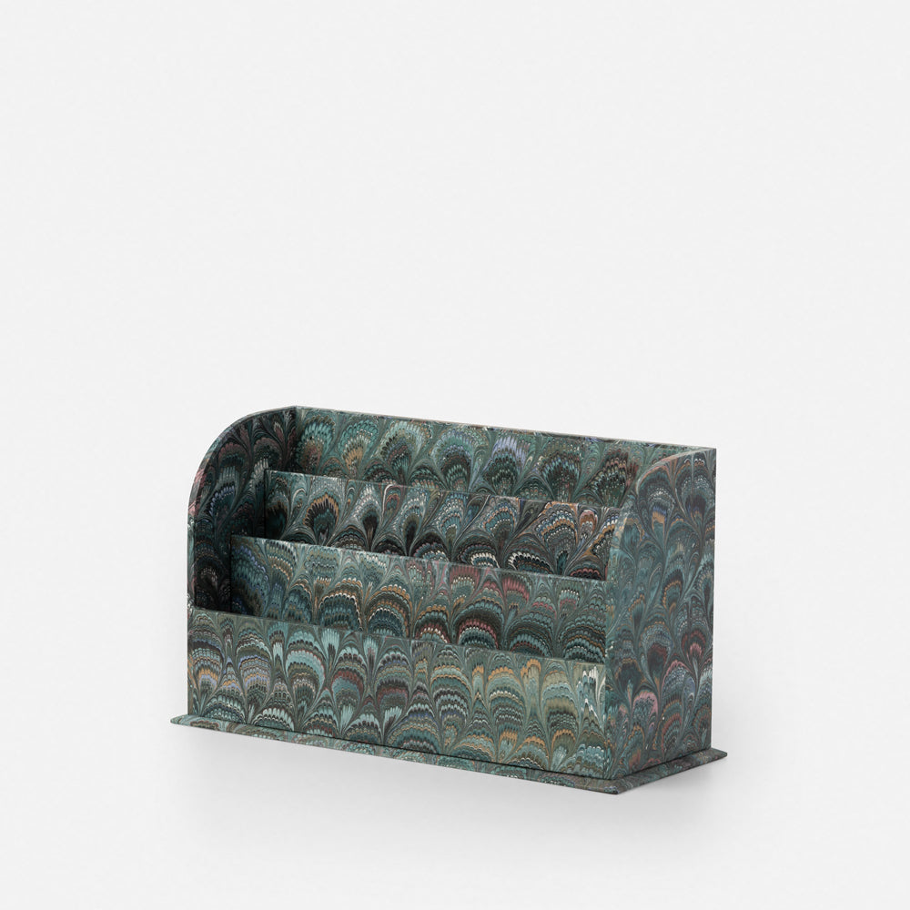 Correspondence holder - Peacocks