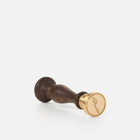 Set sigillo sigillo con iniziale<br>e ceralacca