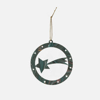 Pallina di Natale - Stella cometa<br>Collezione Marmi