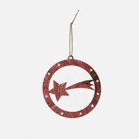 Pallina di Natale - Stella cometa<br>Collezione Marmi