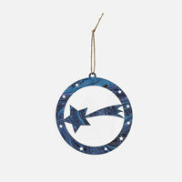 Pallina di Natale - Stella cometa<br>Collezione Marmi