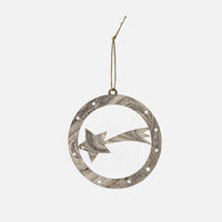 Pallina di Natale - Stella cometa<br>Collezione Marmi