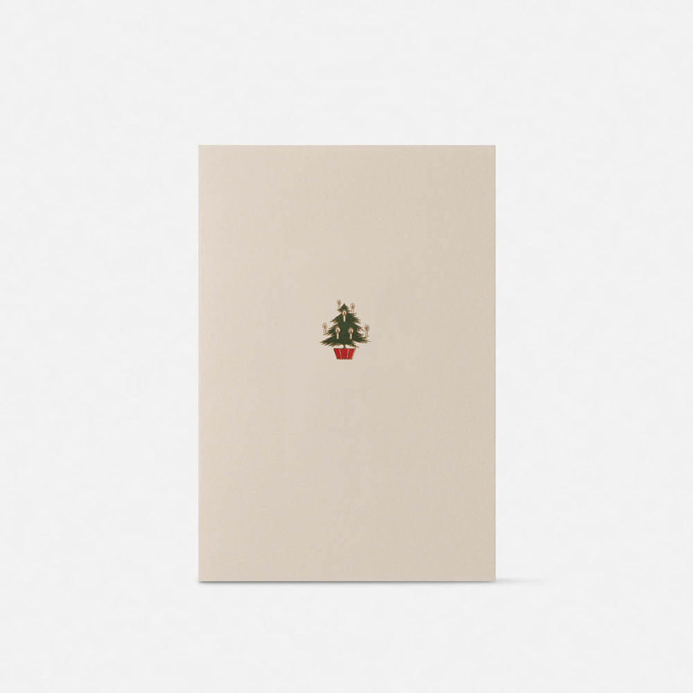 Double card/Participation - Christmas Tree