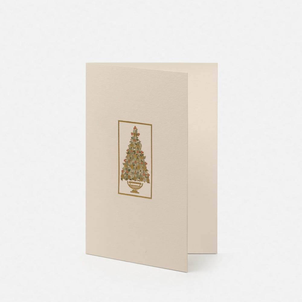 Biglietto doppio con busta<br>Albero di Natale