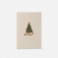 Biglietto doppio con busta<br>Albero di Natale