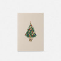 Biglietto doppio con busta<br>Albero di Natale