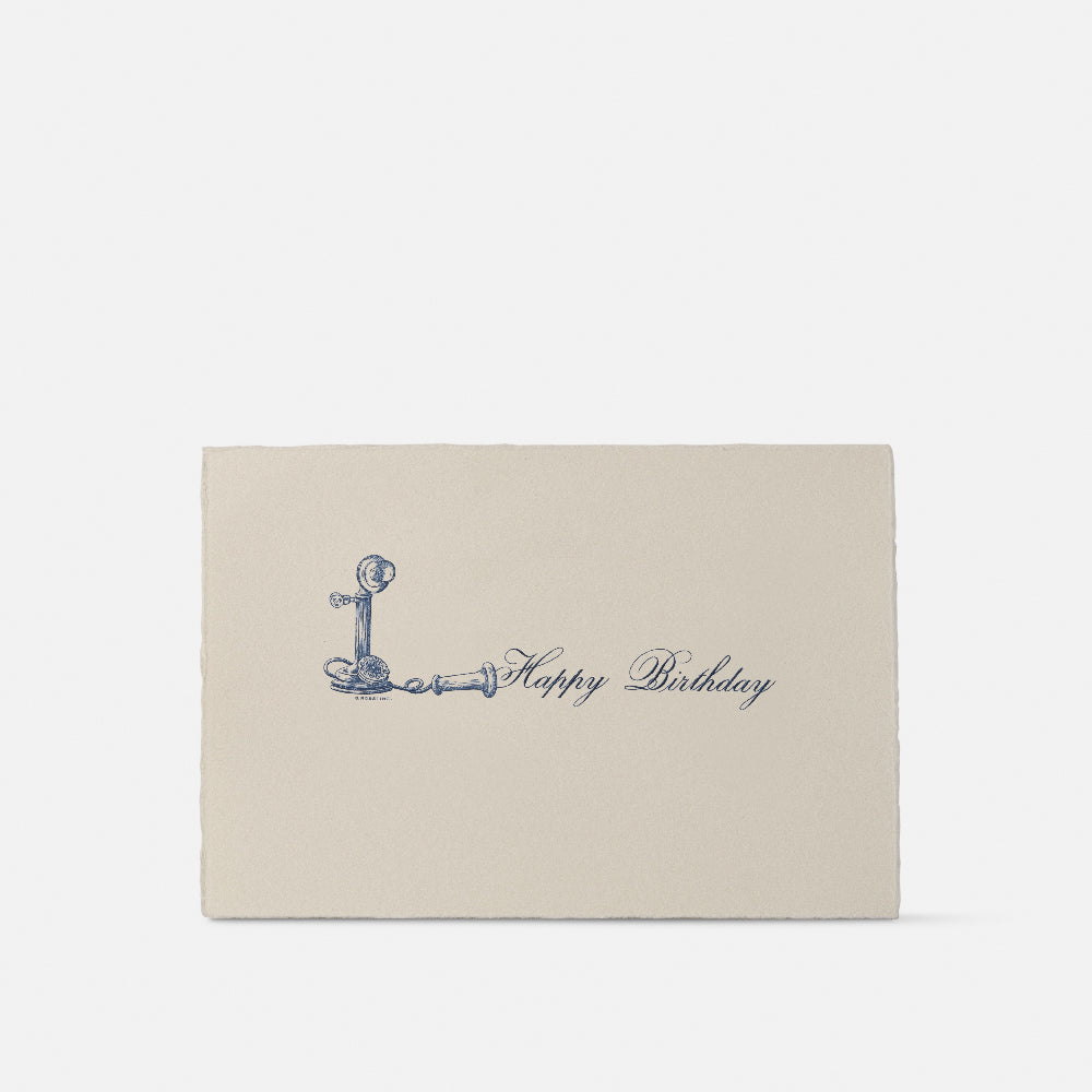 Biglietto doppio con busta<br>Happy birthday