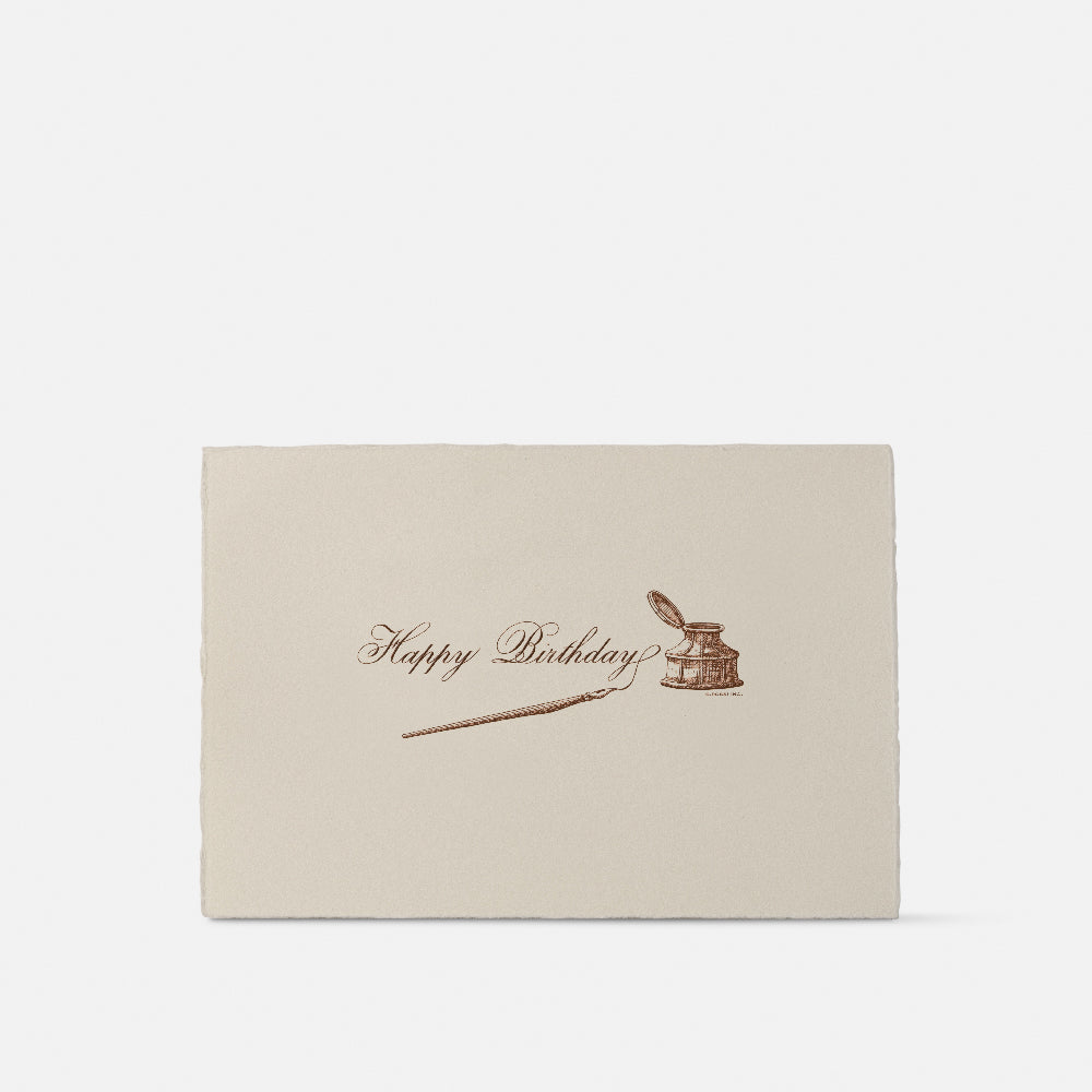 Biglietto doppio con busta<br>Happy birthday
