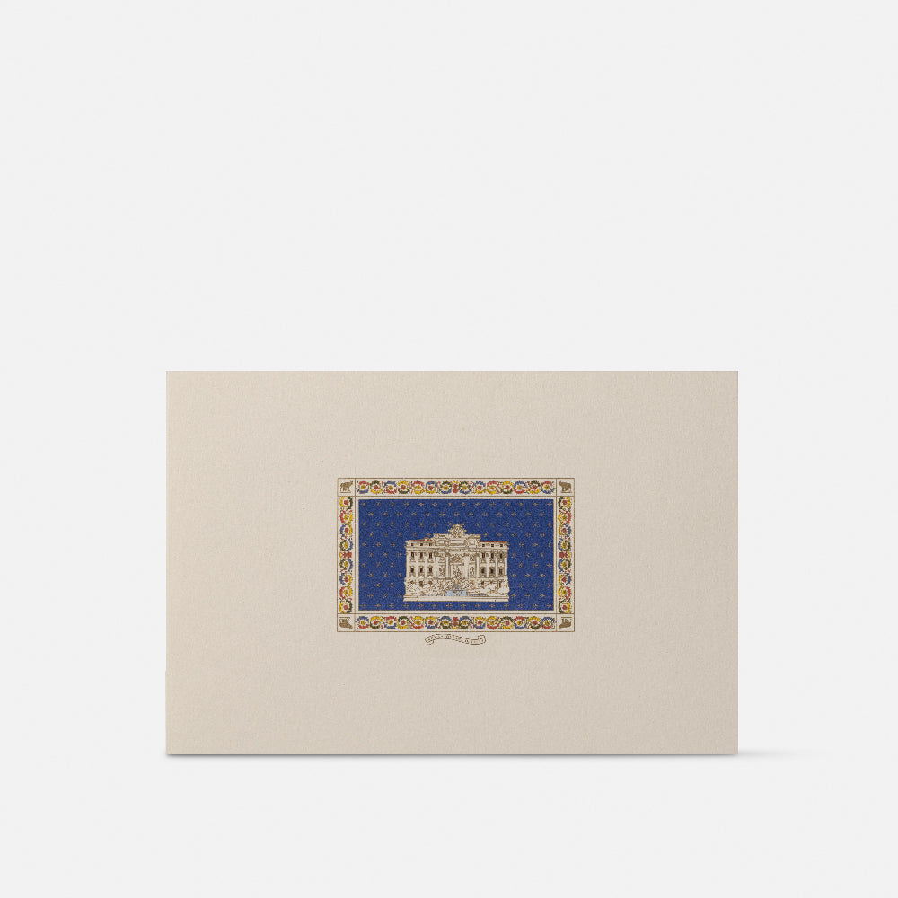 Biglietto doppio/Partecipazione con busta<br>Fontana di Trevi