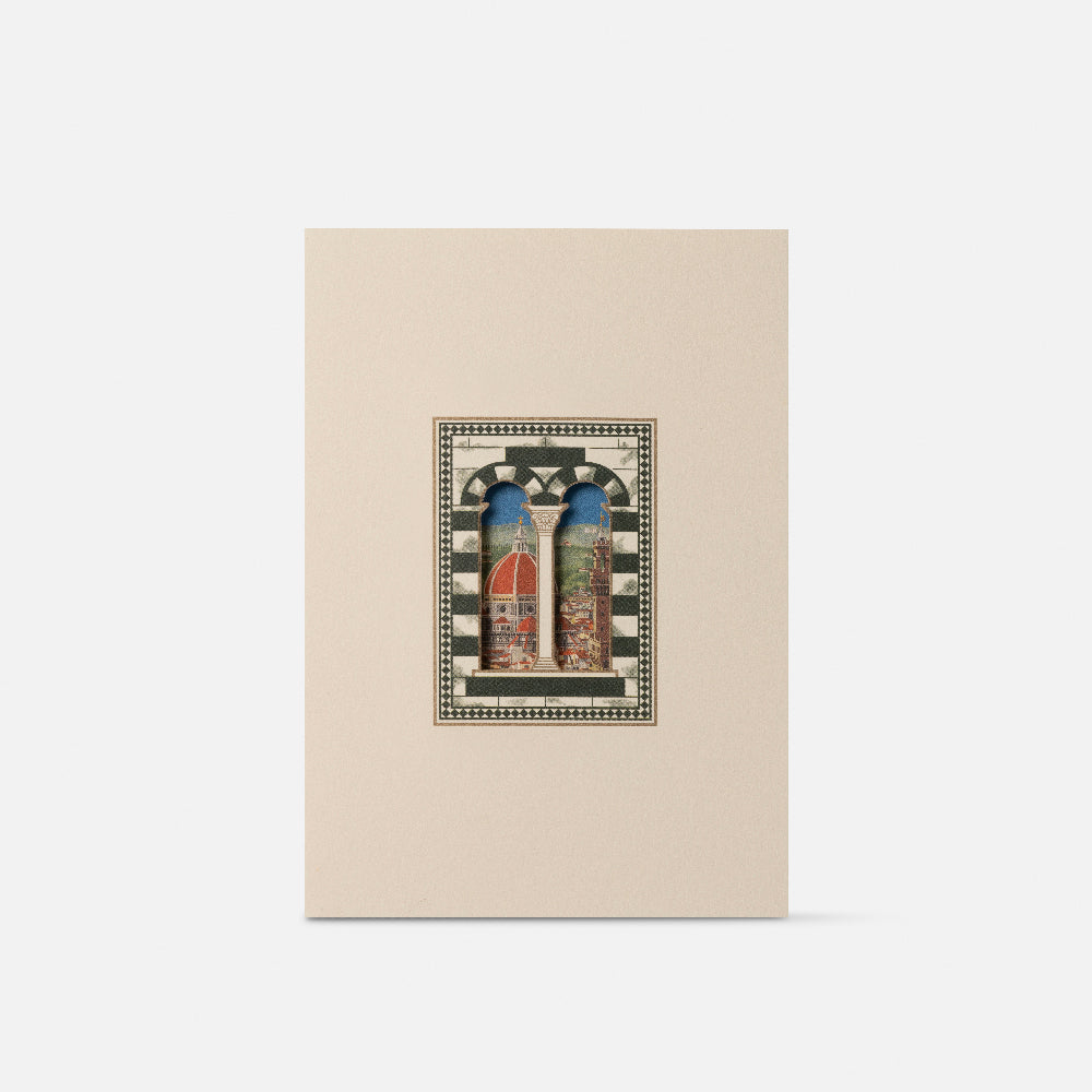 Biglietto doppio/Partecipazione con busta<br>Duomo di  Firenze