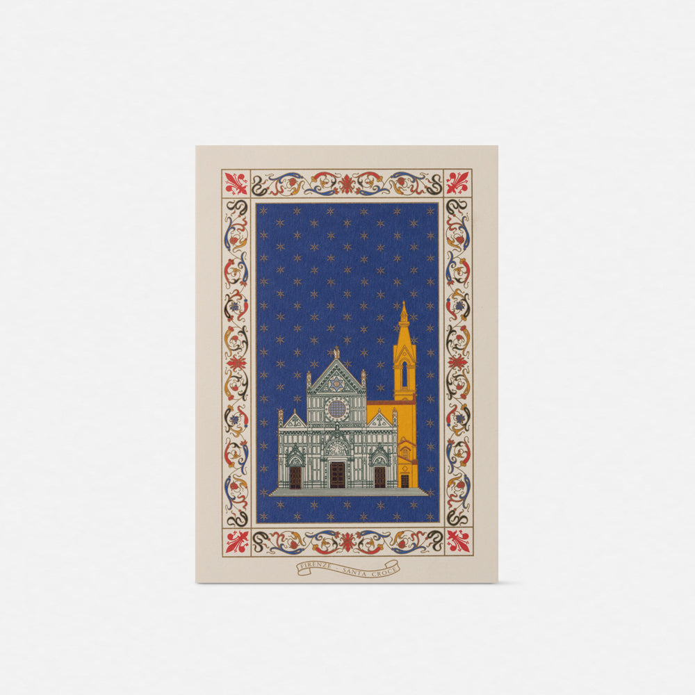 Postcard - Santa Croce Florence