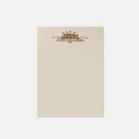 Stationery paper - basket of pink roses