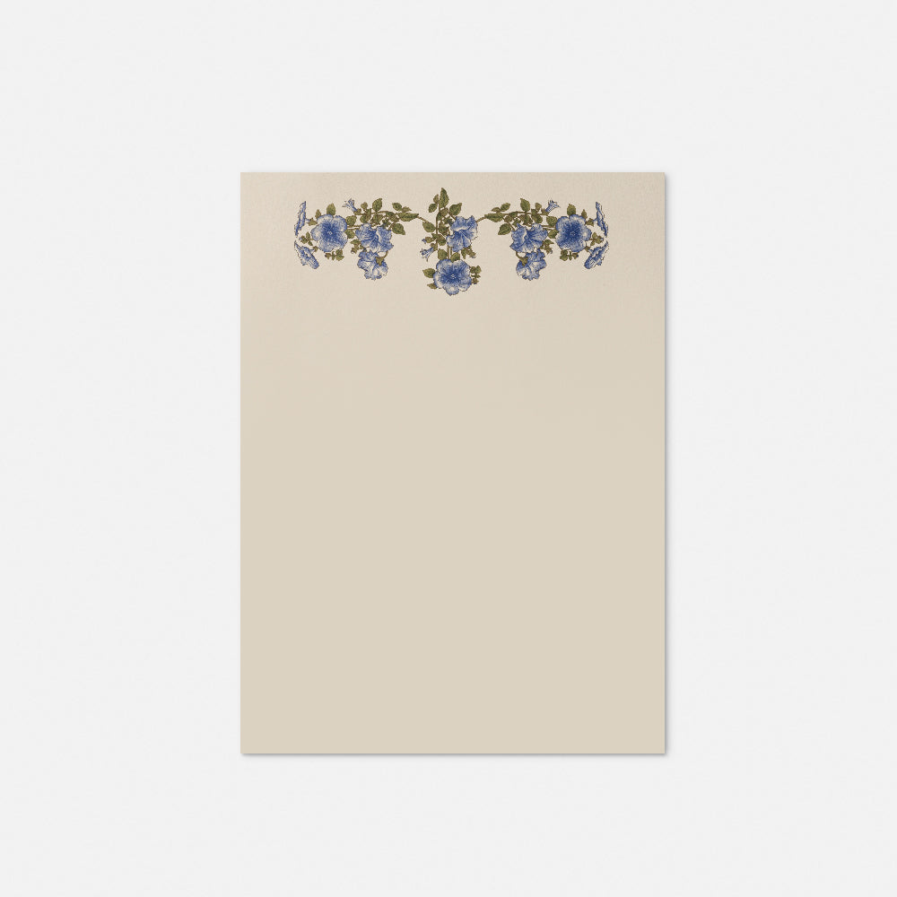 Stationery paper - Petunias