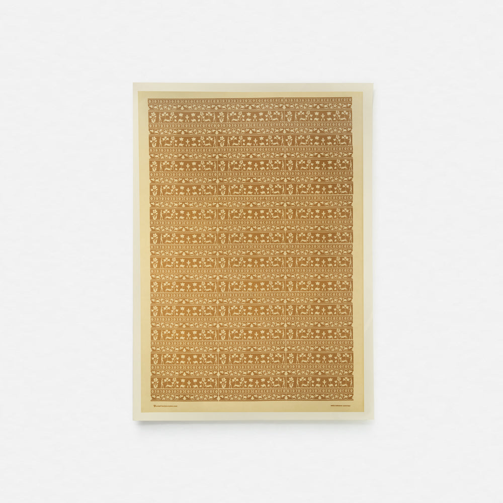 Foglio singolo - Xilografata